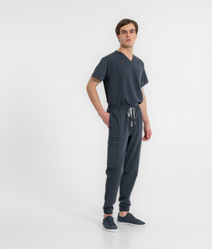 Men's Classic V-Neck Jogger Set